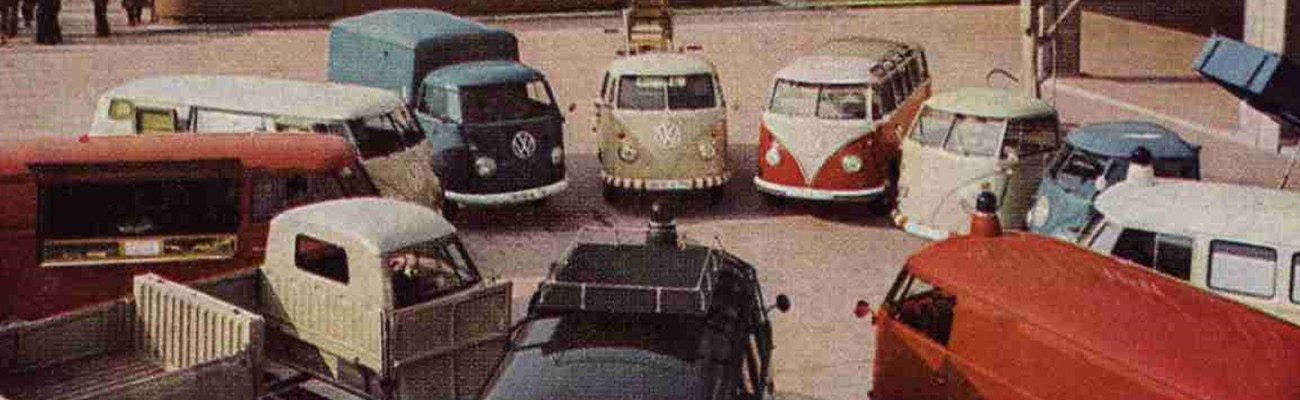 Colourised photo of VW Hannover Factory