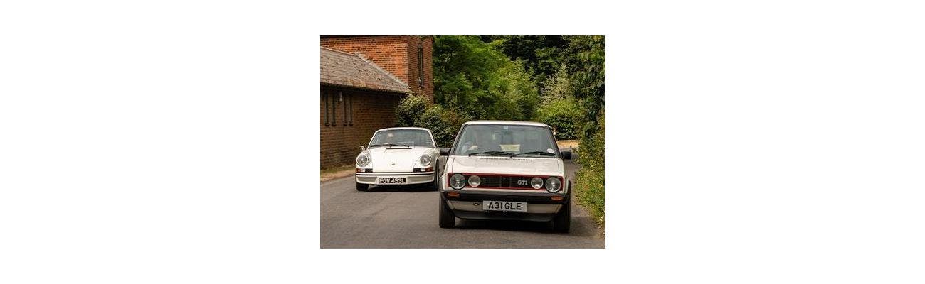 Porsche 911 and Mk1 Golf GTI