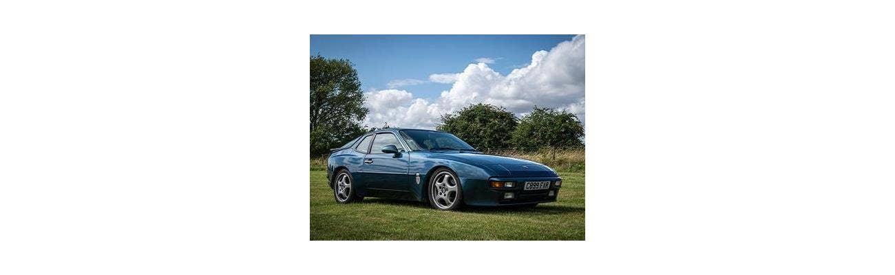 Andy sat on wing of his 1986 Porsche 944