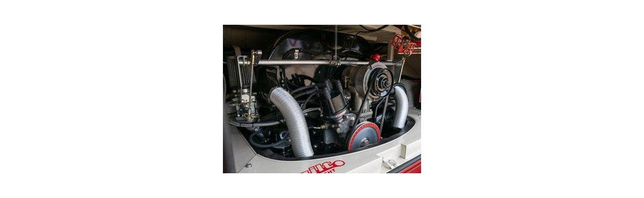 Aircooled VW engine in Campervan