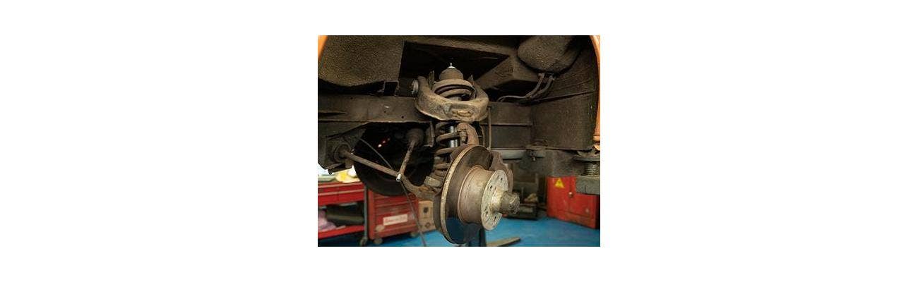 VW Type 25 Front Suspension dismantled