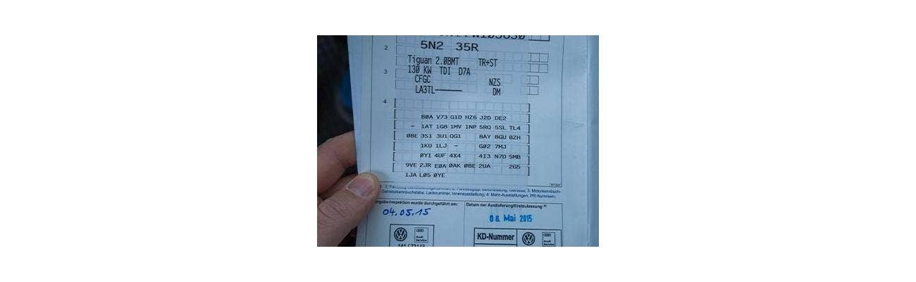 Understanding VW PR Codes