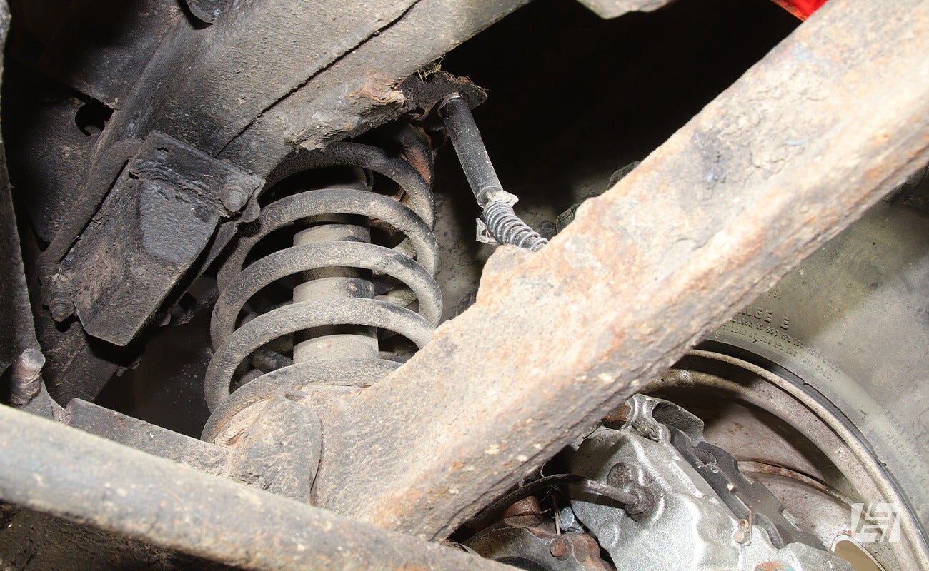 Land Rover suspension spring 