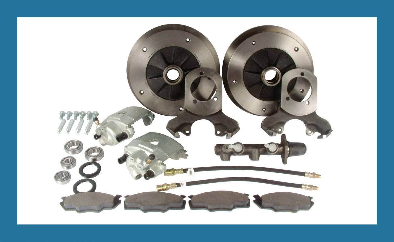EMPI VW Beetle front disc brake kit