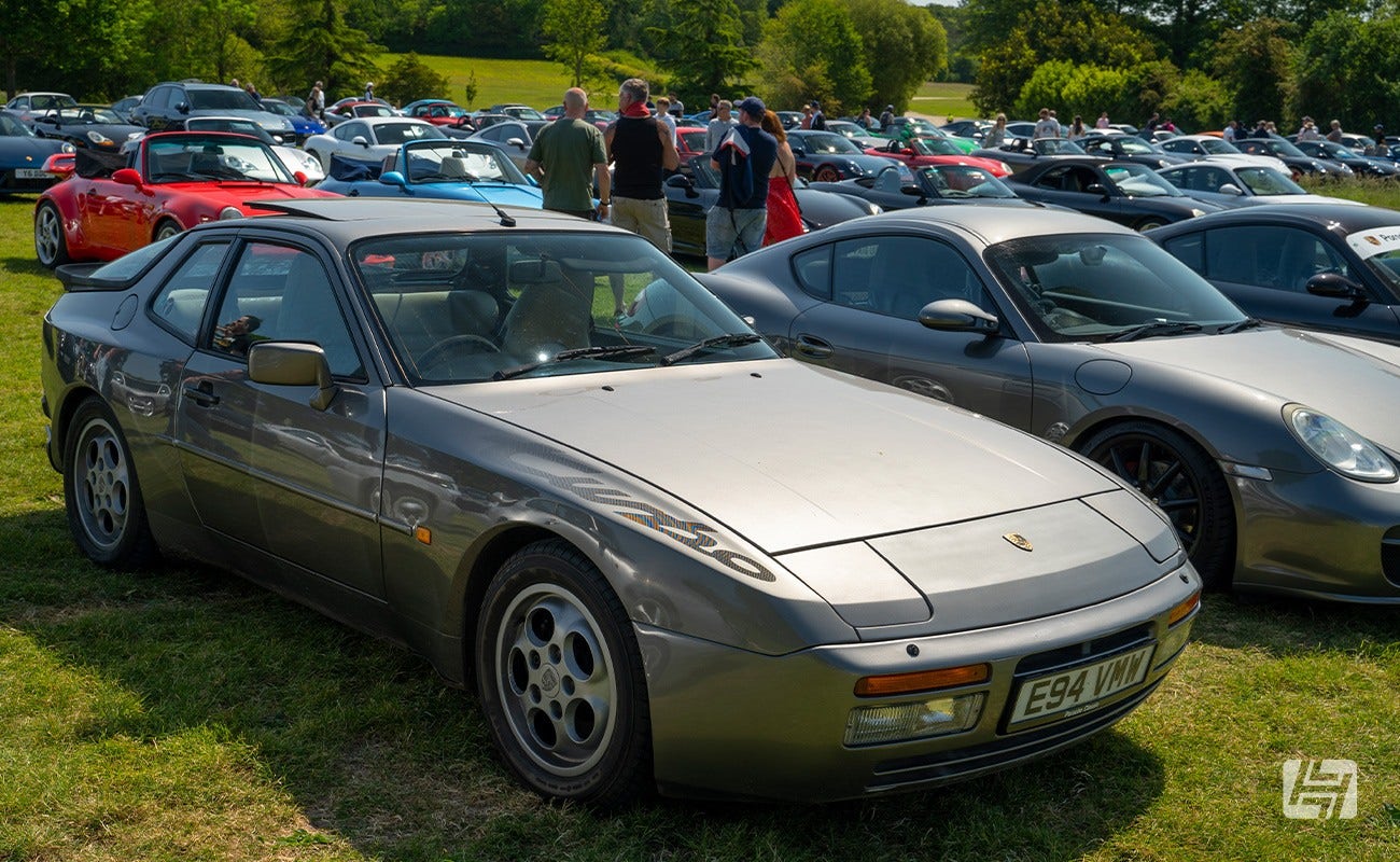Grey Porsche 944 Turbo at Simply Porsche 2023