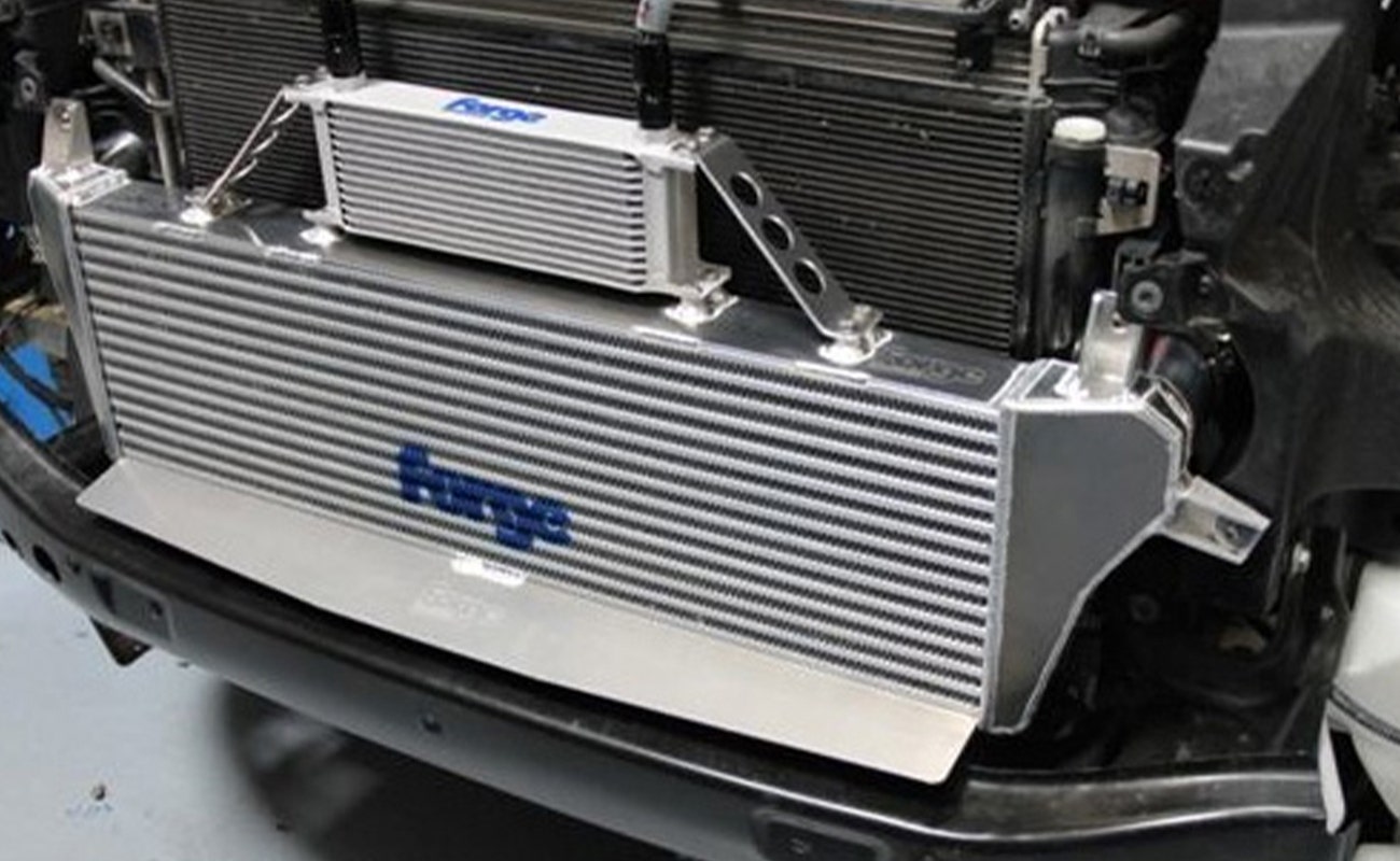 Forge front mounted intercooler fitted to VW T5