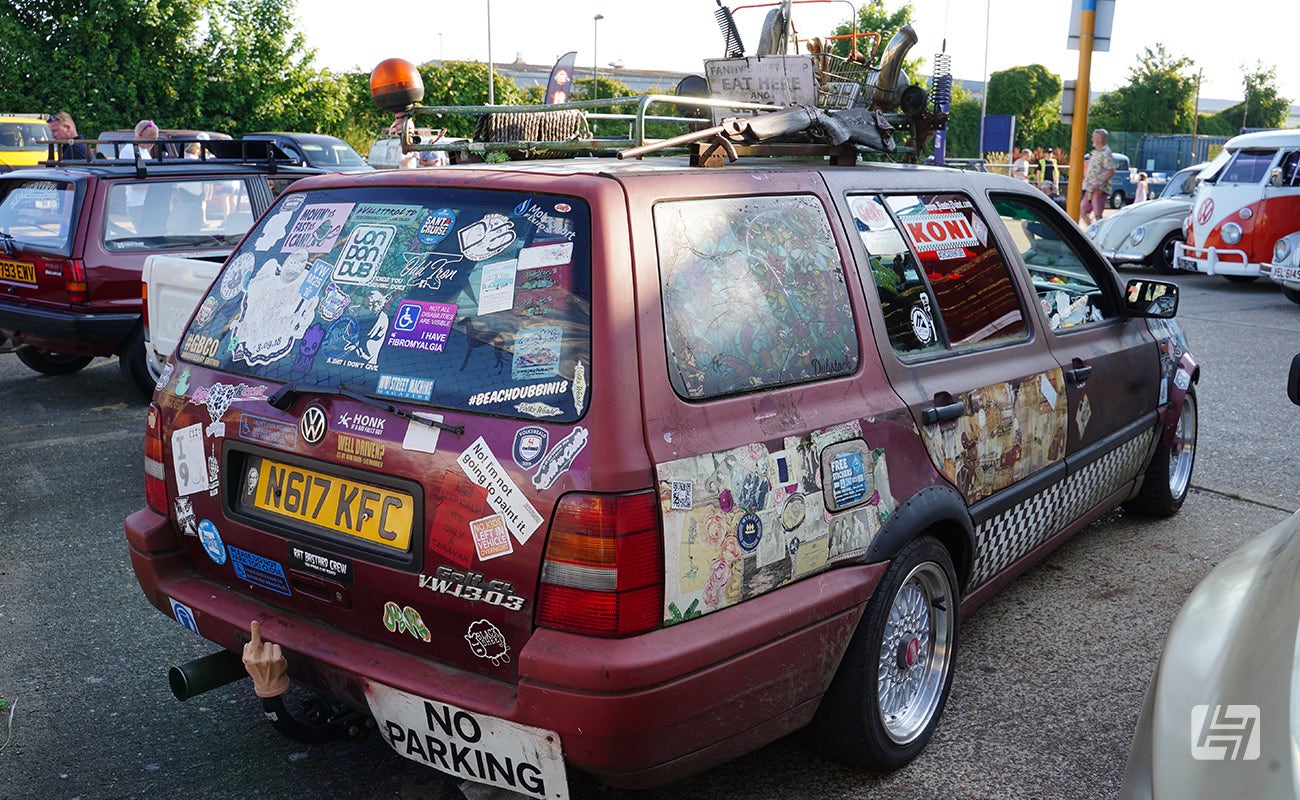 Rat Look VW Golf Mk3 Estate at Heretics at Heritage Parts Centre in June 2024