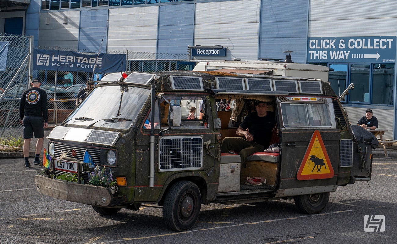 Nigel's VW T25 at Heretics VW and Porsche enthusiast meeting at Heritage Parts Centre