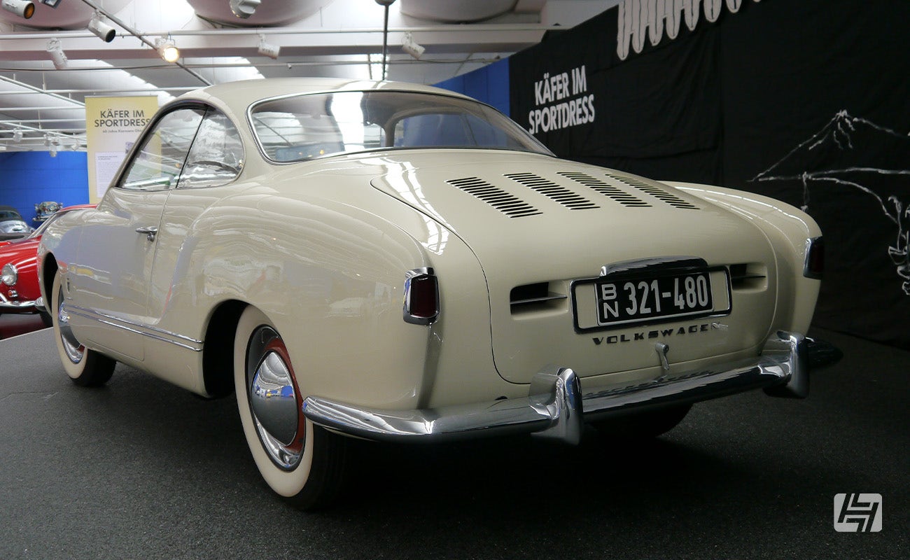 Karmann Ghia Prototype rear with additional vents