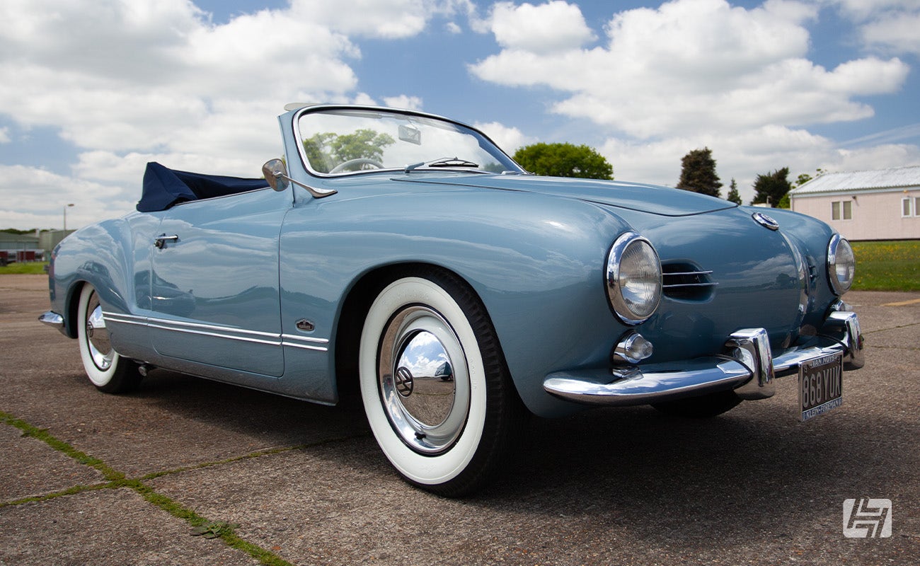 Blue Lowlight Karmann Ghia Cabriolet