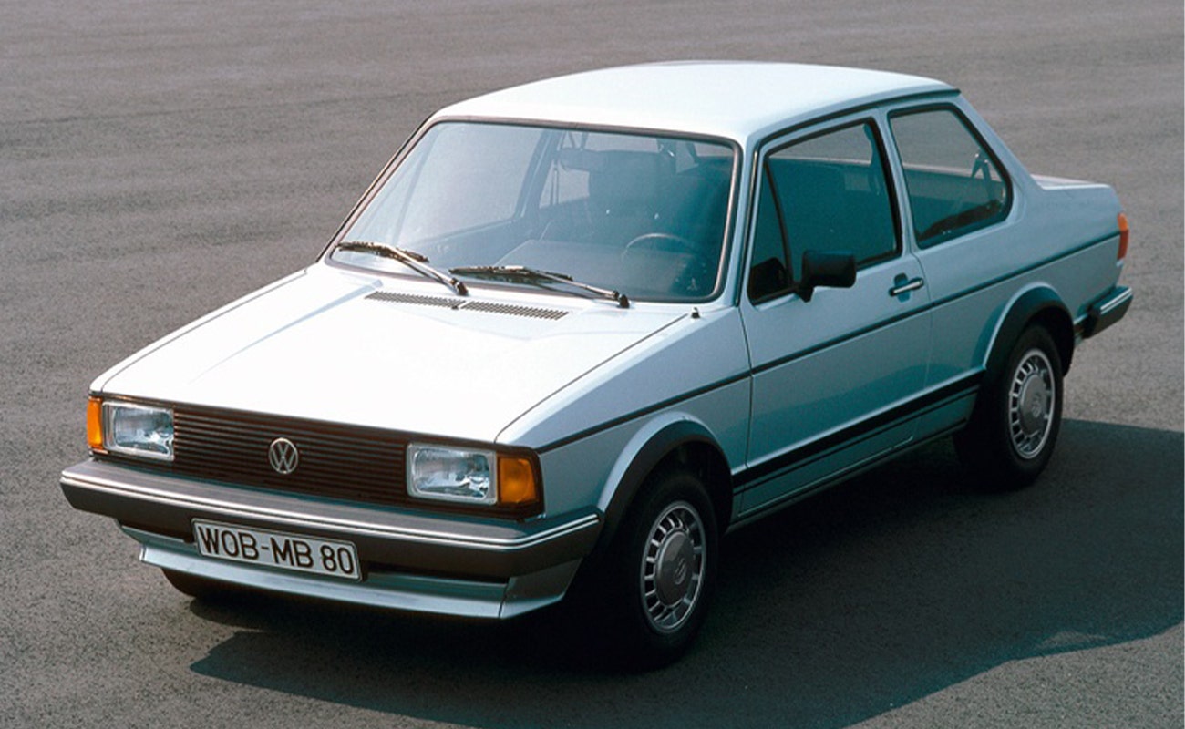 Archive photo of Silver VW Jetta Mk1 Coupe front