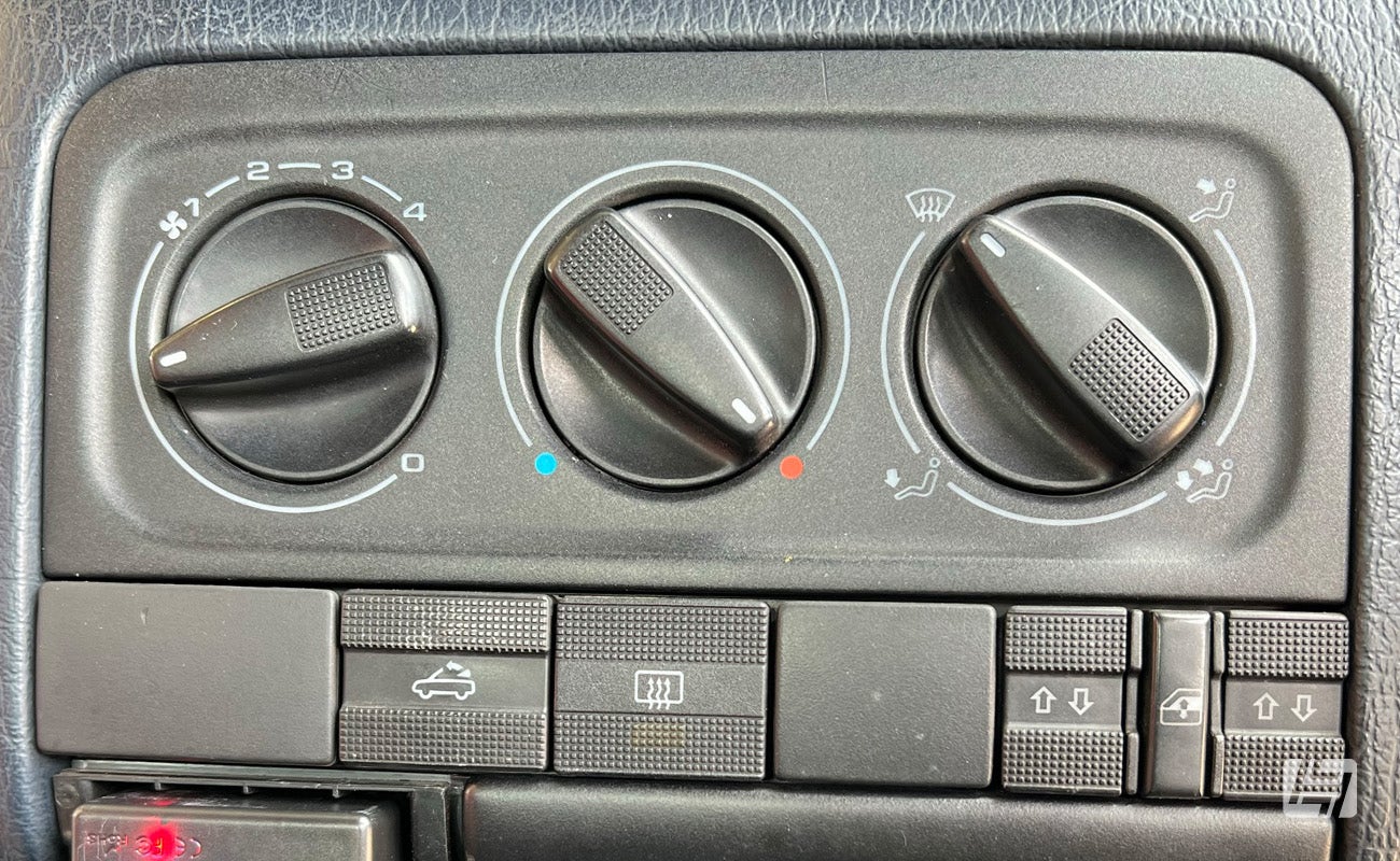 VW Golf Mk3 heater controls