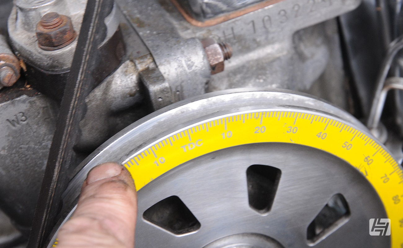 Explaining the timing marks on an aircooled VW timing pulley