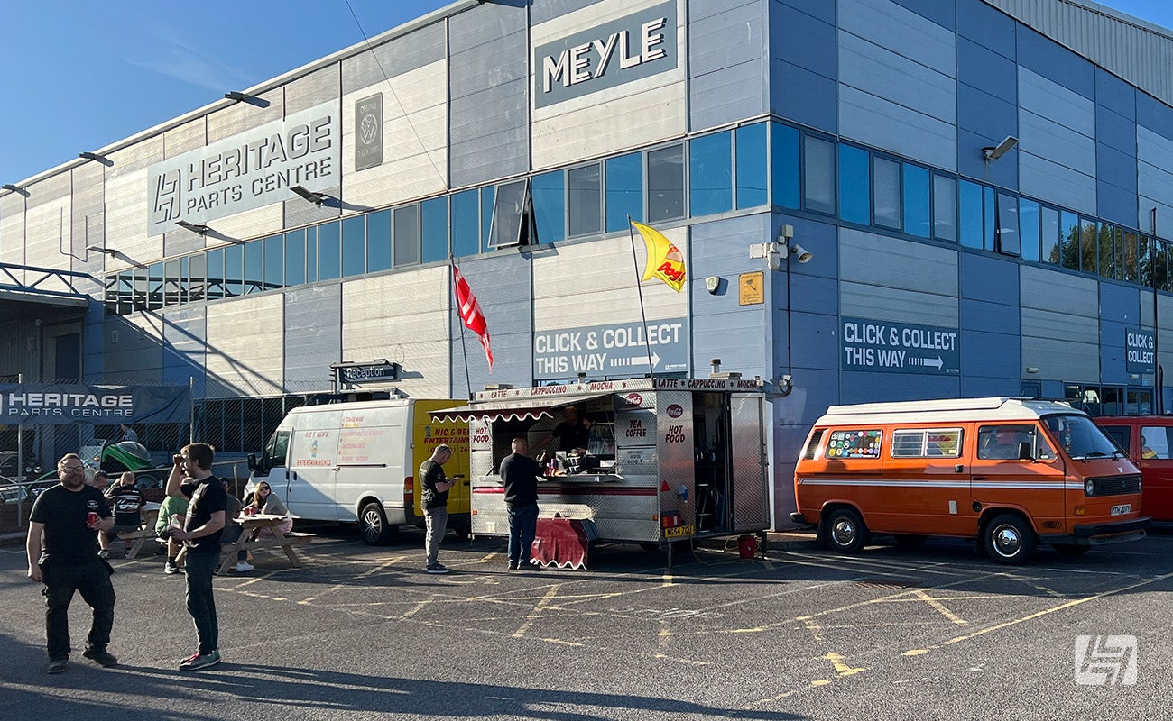 Nic and Ben's Catering at Heretics April 2025 Meeting at Heritage Parts Centre