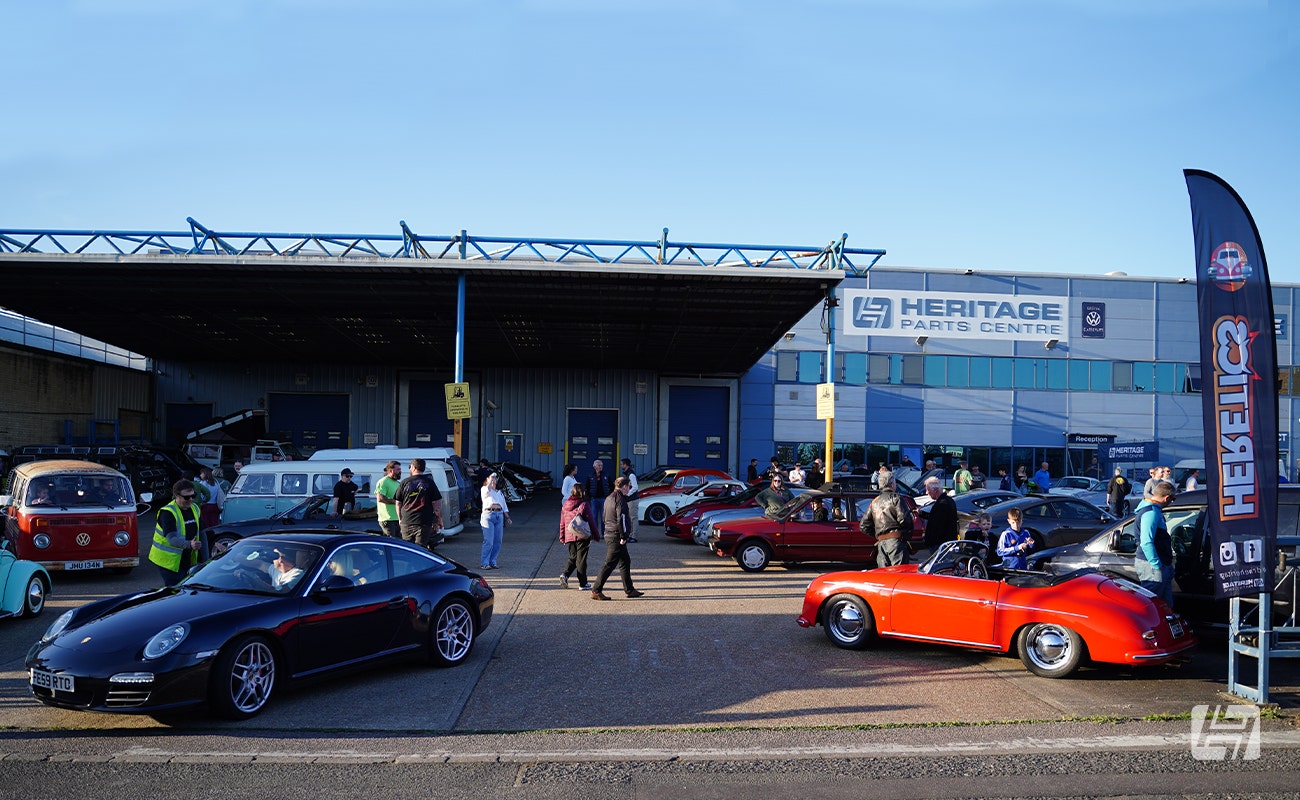 Heritage Parts Centre yard at Heretics April 2025 Meeting