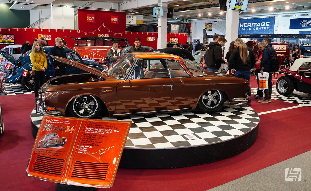 Type 34 Karmann Ghia Razor Edge at Volksworld Show