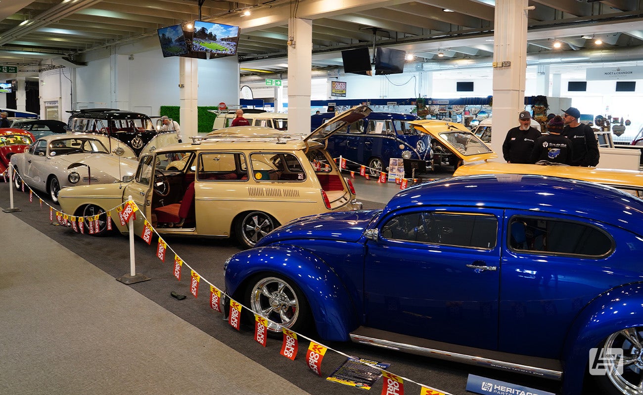Show Cars on display at Volksworld Show