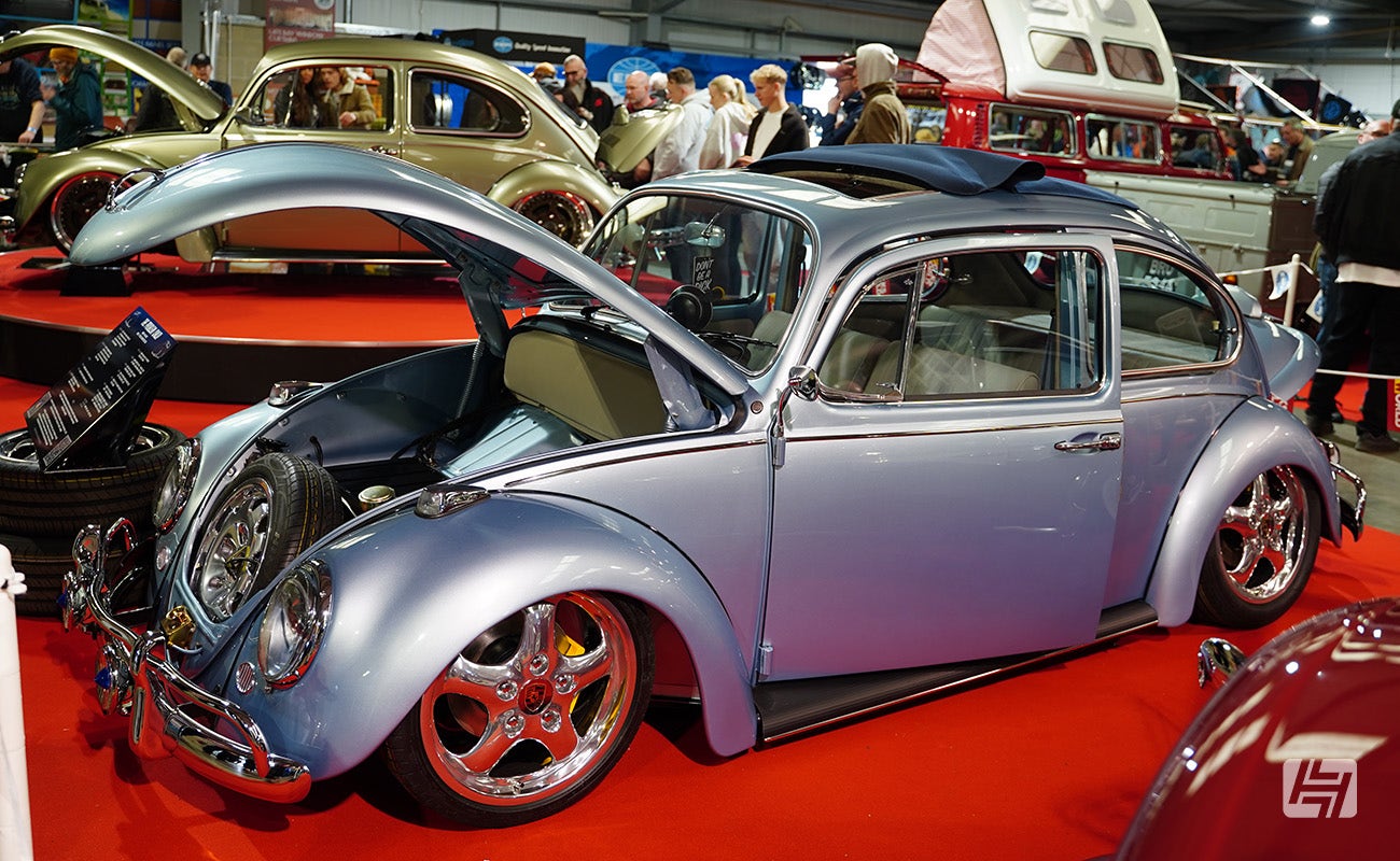 Slammed VW Beetle at Volksworld 2025