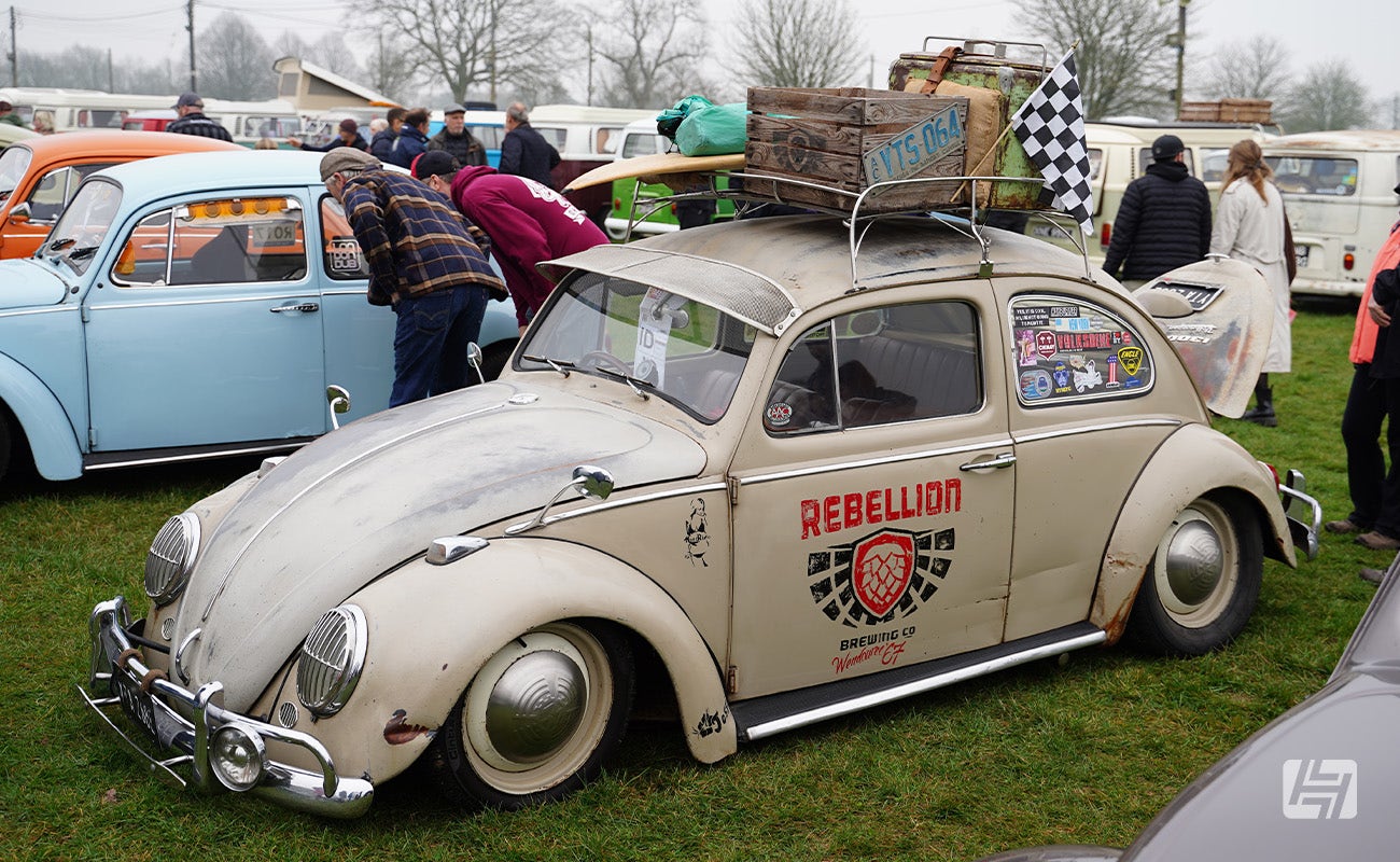 Patina VW Beetle at Volksworld 2025
