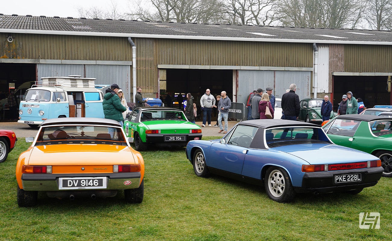 Porsche 914 line up at Volksworld 2025