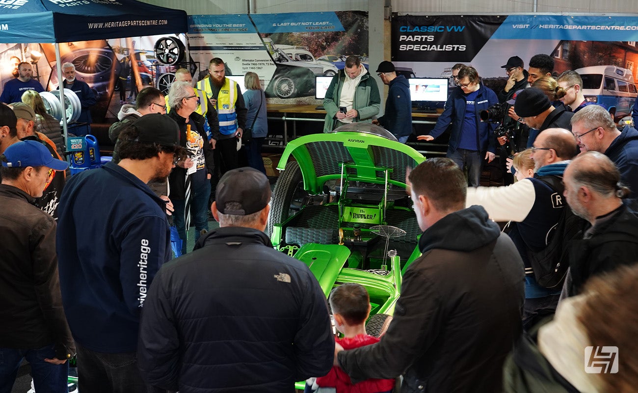 Crowds gather to check out The Riddler at Volksworld 2025