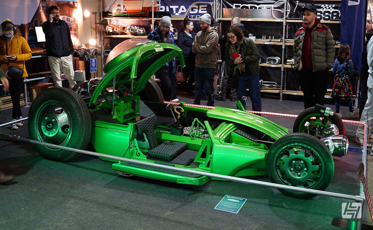 Side profile photo of The Riddler at Volksworld 2025