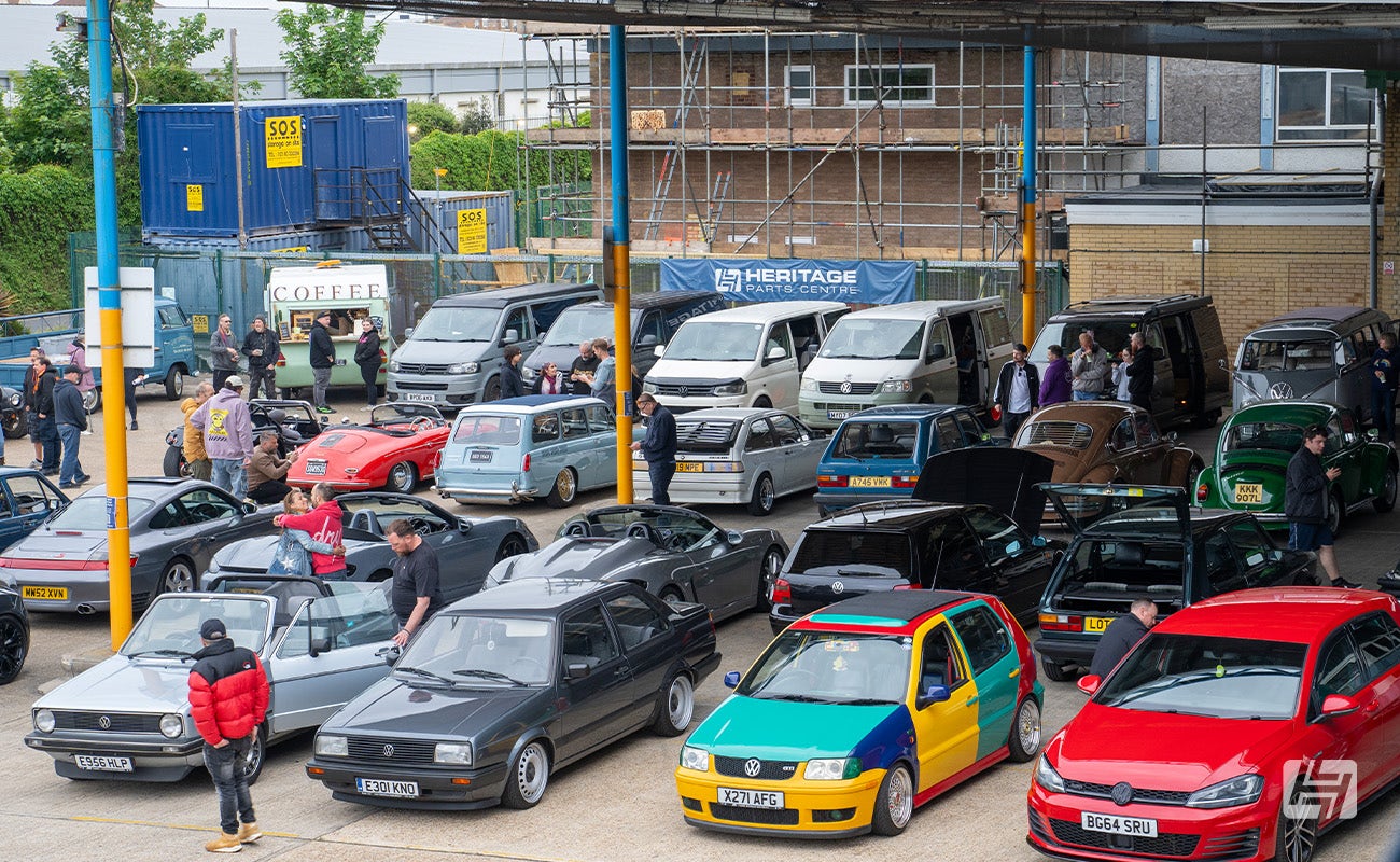 Heretics enthusiasts meet at Heritage Parts Centre May 2025