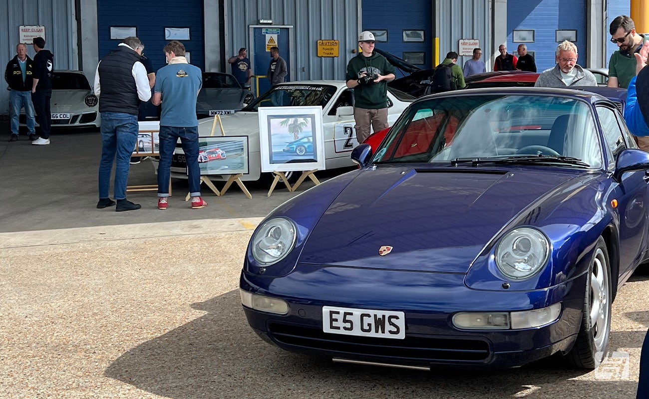 Porsche breakfast meeting at Heritage Parts Centre with Stuttgart South and Legends Drivers Club, May 2025