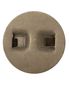 Rear Crossmember Plug, Stainless Steel, Supplied in Pairs