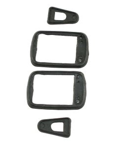 Door Handle Gasket Set for Square Button Handles