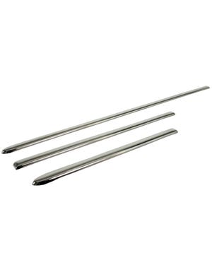 Zierleisten für das Armaturenbrett, 3-teilig, Edelstahl
