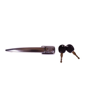 Locking Door Handle with Keys in Chrome  fits Beetle,Beetle Cabrio