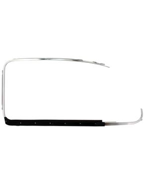 Outer Window Aluminium Trim with Scraper for the Left Side  fits Beetle