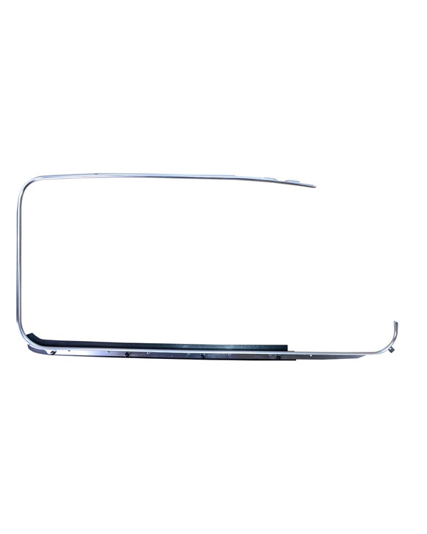 Outer Window Aluminum Trim with Scraper for the Left Side  fits Beetle