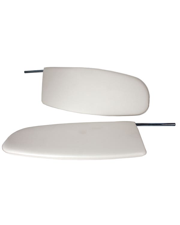 TMI Sun Visors in White, Supplied as a Pair  fits Beetle