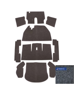 Carpet Set for Left Hand Drive Charcoal  fits Beetle