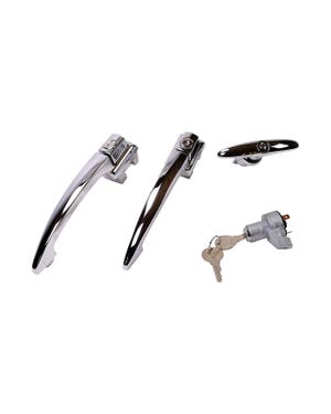 Lock Set, Ignition Lock, Door Handles, and Engine T Handle fits Beetle,Beetle Cabrio
