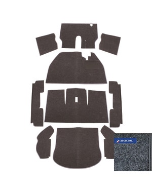 Carpet Set for Right Hand Drive Charcoal