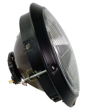 Headlight Assembly with Black Rim for European Model Right Hand Drive