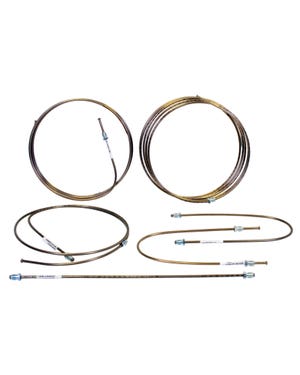 Brake Pipe Set, Copper Nickel, 6 Piece