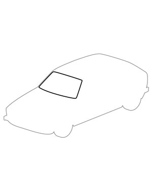Heckscheibendichtung, glatt fits Golf 1,Golf 1 Cabriolet,Jetta