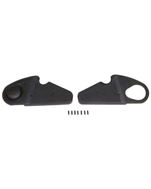 Left Front Seat Hinge Cover Kit fits Beetle,Golf Mk1,Golf Mk1 Cabriolet,Caddy Mk1,Scirocco