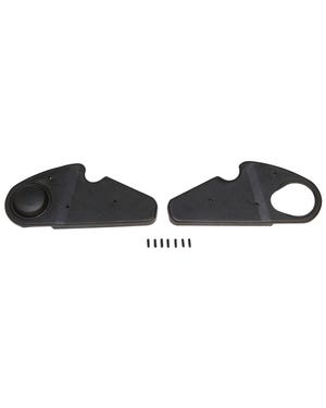 Left Front Seat Hinge Cover Kit  fits Beetle,Golf Mk1,Golf Mk1 Cabriolet,Caddy Mk1,Scirocco