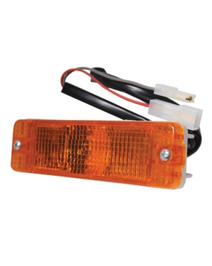 Front Indicator Assembly Amber, Small Bumper Models fits Golf Mk1,Golf Mk1 Cabriolet,Caddy Mk1,Jetta