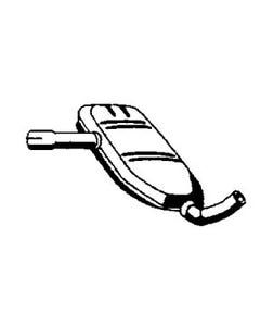 Exhaust Silencer, Centre, GTI 16V