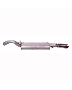 Rear Exhaust Silencer for 1.8 16V GTI with Twin Tailpipes