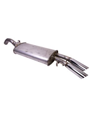 Exhaust Silencer, Rear, 1.8 GTI 8V with Twin Tailpipes