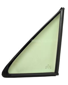 Front Door Fixed Quarter Light with Seal for Trim, Green Tinted, Left