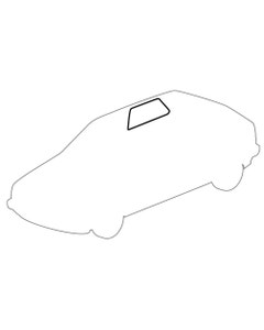 Rear Quarter Window Seal, for Trim, Right 3 Door