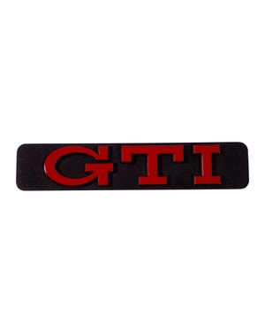 Side Moulding GTI Side Badge Red fits Golf Mk3,Vento